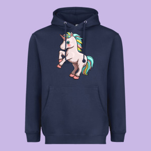 Cute Unicorn Heavyweight Hoodie Designed By Fadigitalartstudio