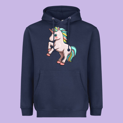 Cute Unicorn Heavyweight Hoodie Designed By Fadigitalartstudio