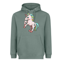 Sage cute unicorn Heavyweight Hoodie - FaDigitalArtStudio