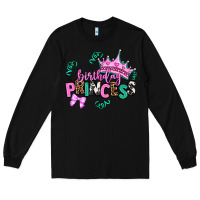 Black birthday princess Long Sleeve Tee - AdoDesignShop