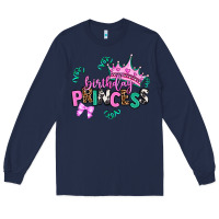 Navy birthday princess Long Sleeve Tee - AdoDesignShop