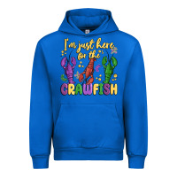 Cobalt i'm just here for the crawfish Urban Hoodie - MaliasSmallBusiness
