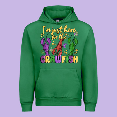 I'm Just Here For The Crawfish Urban Hoodie Designed By Maliassmallbusiness