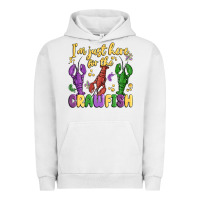 Pigment Lunar Rock i'm just here for the crawfish Urban Hoodie - MaliasSmallBusiness