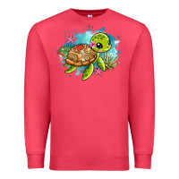 Cardinal ocean with turtle Premium Sweatshirt - AdoDesignShop