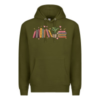 Army Green book tropes Premium Hoodie - MaliasSmallBusiness