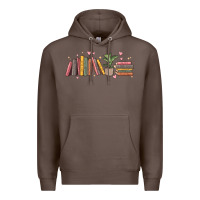 Coffee book tropes Premium Hoodie - MaliasSmallBusiness