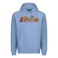 Colony Blue book tropes Premium Hoodie - MaliasSmallBusiness
