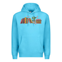 Ocean Blue book tropes Premium Hoodie - MaliasSmallBusiness