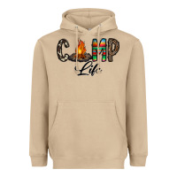 Mushroom camp life Heavyweight Hoodie - CowhideDigitalArt