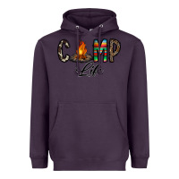 Plum camp life Heavyweight Hoodie - CowhideDigitalArt