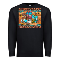 Black western gemstone sunflower nurse Premium Sweatshirt - JahusDesignShop