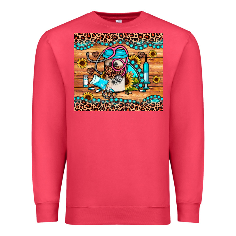 Western Gemstone Sunflower Nurse Premium Sweatshirt by JahusDesignShop | Teevron
