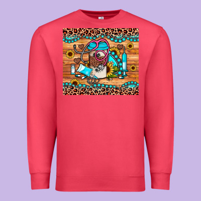 Western Gemstone Sunflower Nurse Premium Sweatshirt Designed By Jahusdesignshop