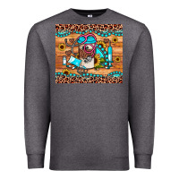 Charcoal Heather western gemstone sunflower nurse Premium Sweatshirt - JahusDesignShop