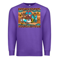 Purple western gemstone sunflower nurse Premium Sweatshirt - JahusDesignShop