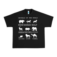 Black Animals Of The World Urban Heavy Tee - Bettercallsaul