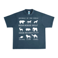 Midnight Navy Animals Of The World Urban Heavy Tee - Bettercallsaul