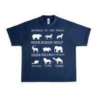 Navy Animals Of The World Urban Heavy Tee - Bettercallsaul