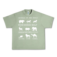Oil Green Animals Of The World Urban Heavy Tee - Bettercallsaul