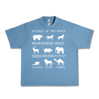 Pebble Blue Animals Of The World Urban Heavy Tee - Bettercallsaul