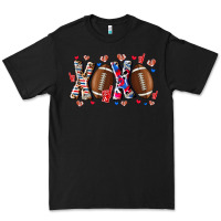 Black Xox Football Premium Tee - CowhideDigitalArt