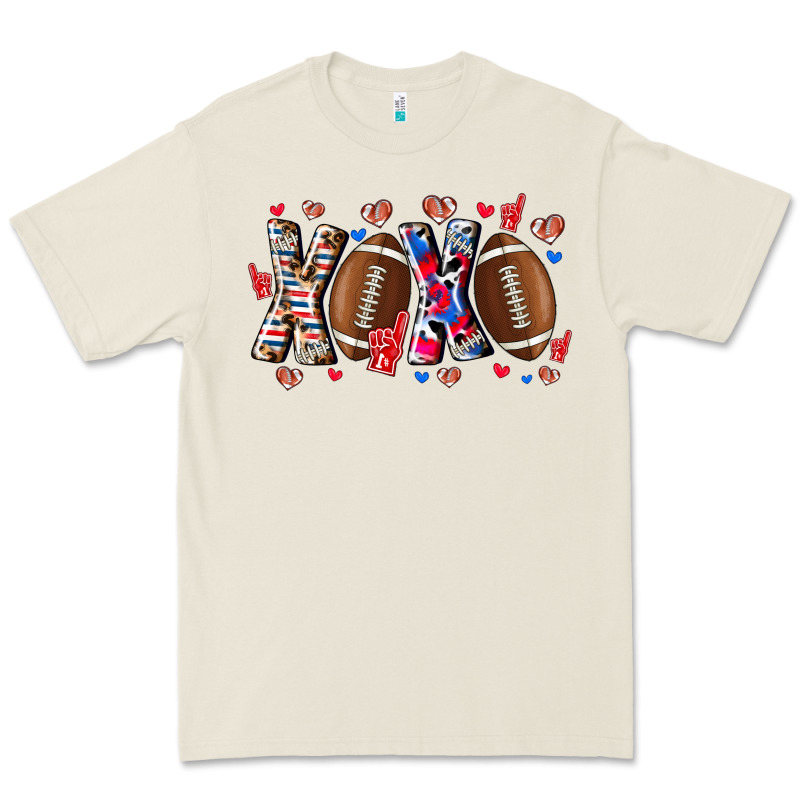 Xox Football Premium Tee by CowhideDigitalArt | Teevron