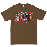 Cacao Xox Football Premium Tee - CowhideDigitalArt