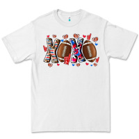White Xox Football Premium Tee - CowhideDigitalArt