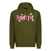 Army Green auntie Premium Hoodie - MaliasSmallBusiness