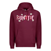 Burgundy auntie Premium Hoodie - MaliasSmallBusiness