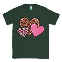 Sports Green valentine's day hearts Classic Tee - RanaPortraitStore
