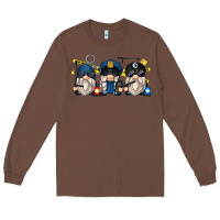 Chestnut police gnomes Long Sleeve Tee - Zillion Design Studio