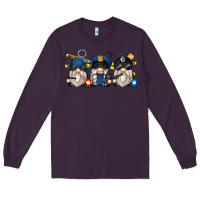 Plum police gnomes Long Sleeve Tee - Zillion Design Studio