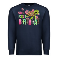 Navy mu first birthday Premium Sweatshirt - AdoDesignShop