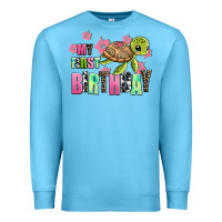 Ocean Blue mu first birthday Premium Sweatshirt - AdoDesignShop