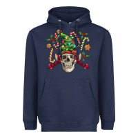 Navy elf skull Heavyweight Hoodie - FaDigitalArtStudio