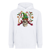 White elf skull Heavyweight Hoodie - FaDigitalArtStudio