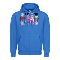True Royal hippopotamus coffee cups Zipper Hoodie - Zillion Design Studio
