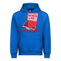 Cobalt heart record player Urban Hoodie - MaliasSmallBusiness