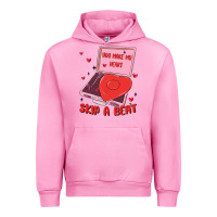 Fuchsia Pink heart record player Urban Hoodie - MaliasSmallBusiness
