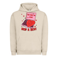 Pigment French Oak heart record player Urban Hoodie - MaliasSmallBusiness