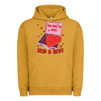 Pigment Peanut Butter heart record player Urban Hoodie - MaliasSmallBusiness