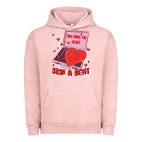 Pigment Salmon heart record player Urban Hoodie - MaliasSmallBusiness
