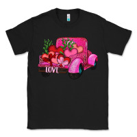 Black valentine's day heart cactus truck Classic Tee - RanaPortraitStore