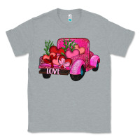 Heather Grey valentine's day heart cactus truck Classic Tee - RanaPortraitStore