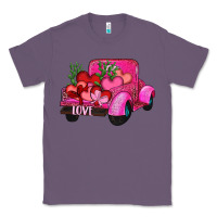 Lavender valentine's day heart cactus truck Classic Tee - RanaPortraitStore