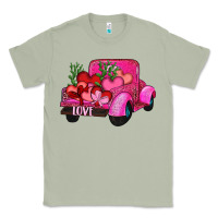 Matcha valentine's day heart cactus truck Classic Tee - RanaPortraitStore