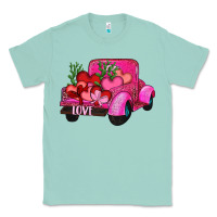 Seafoam valentine's day heart cactus truck Classic Tee - RanaPortraitStore