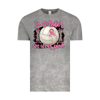 Cloud Rock in october we wear pink volleyball Vintage Tee - BarkalooDesign